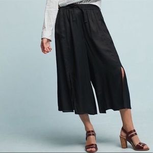 Anthropologie Elevenses Silky Culottes Size XS